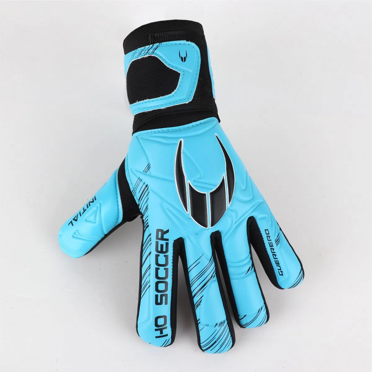 HO Soccer Guerrero Initial Blue Team Guantes de Portero, Unisex niño, Azul/Negro.