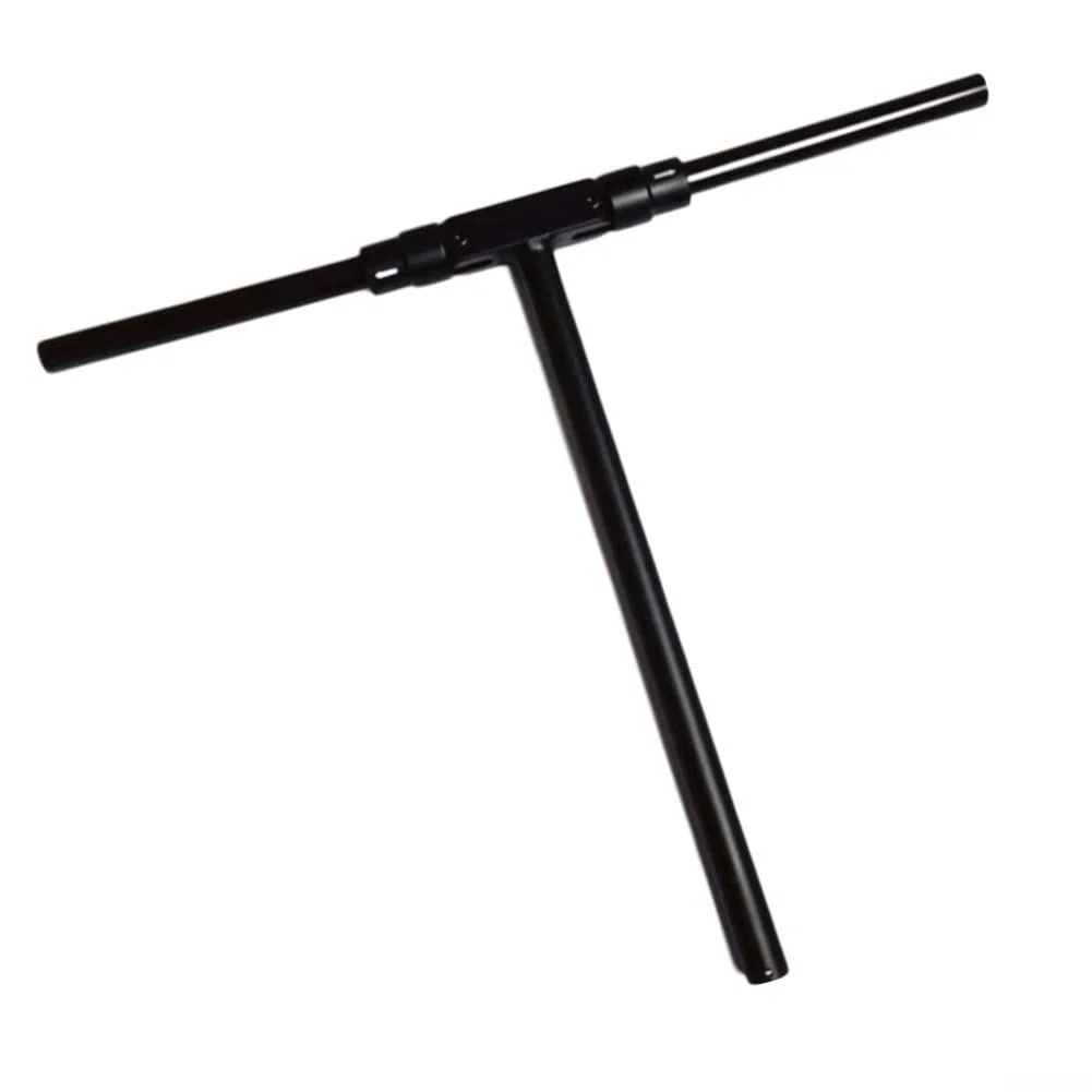 Manillar plegable de 10 pulgadas, manillar ajustable en T de 450 mm, para scooter eléctrico, fácil instalación