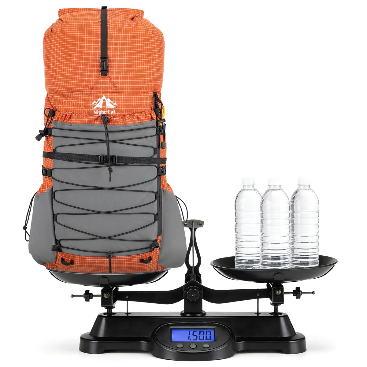 Night Cat Mochila Trekking Ultraligera: Mochila Hombre Mujer Impermeable 70L Grande para Montaña Viaje y Senderismo