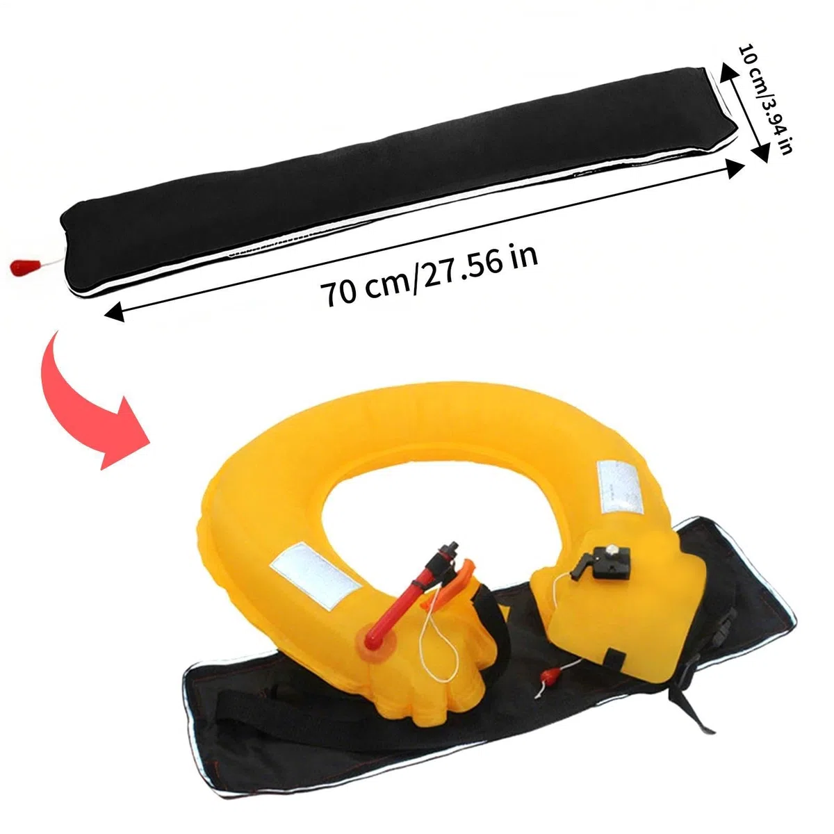 Cinturón Inflable Flotante | Inflado Rápido Antiahogamiento | Cinturón Inflable para Natación - para Deportes Acuáticos, Kayak, Paddle Surf, Pesca, Navegación Y Snorkel, Adultos, Mujeres Y