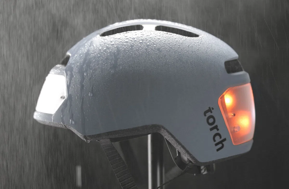 Torch T2 - Casco De Bicicleta Con Luces Integradas