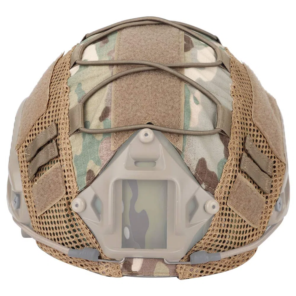 ATAIRSOFT Táctico Airsoft Paintball Casco Militar de Caza Cubierta de Tela de Nylon para Cascos rápidos BJ/PJ/MH