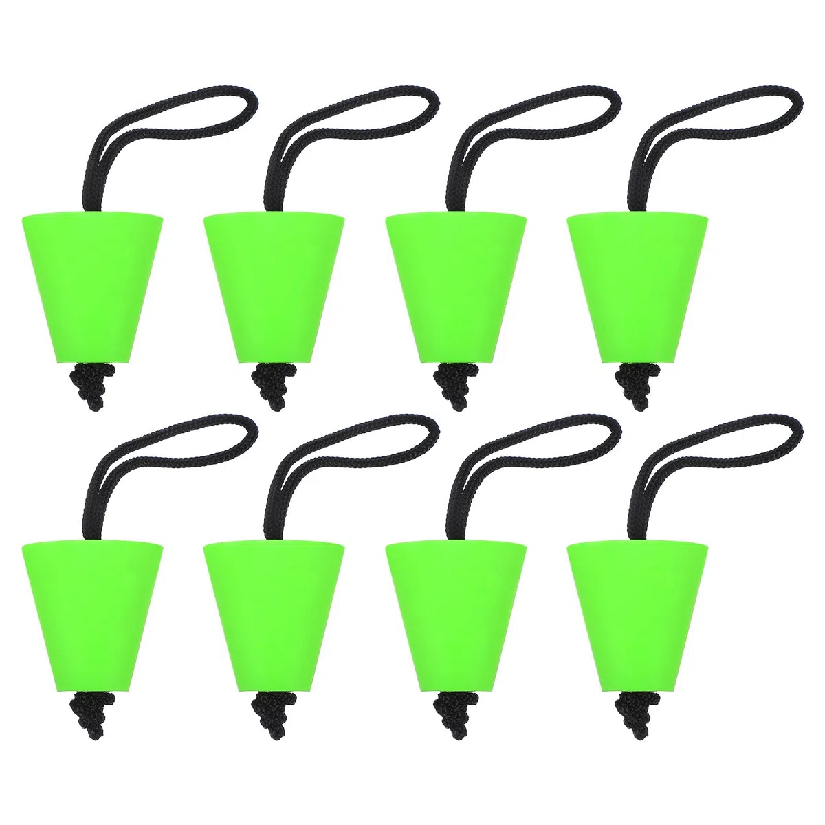PATIKIL Kit universal de tapones de silicona para kayak, tapones para agujeros de drenaje, tapón con cordón para kayaks, canoas