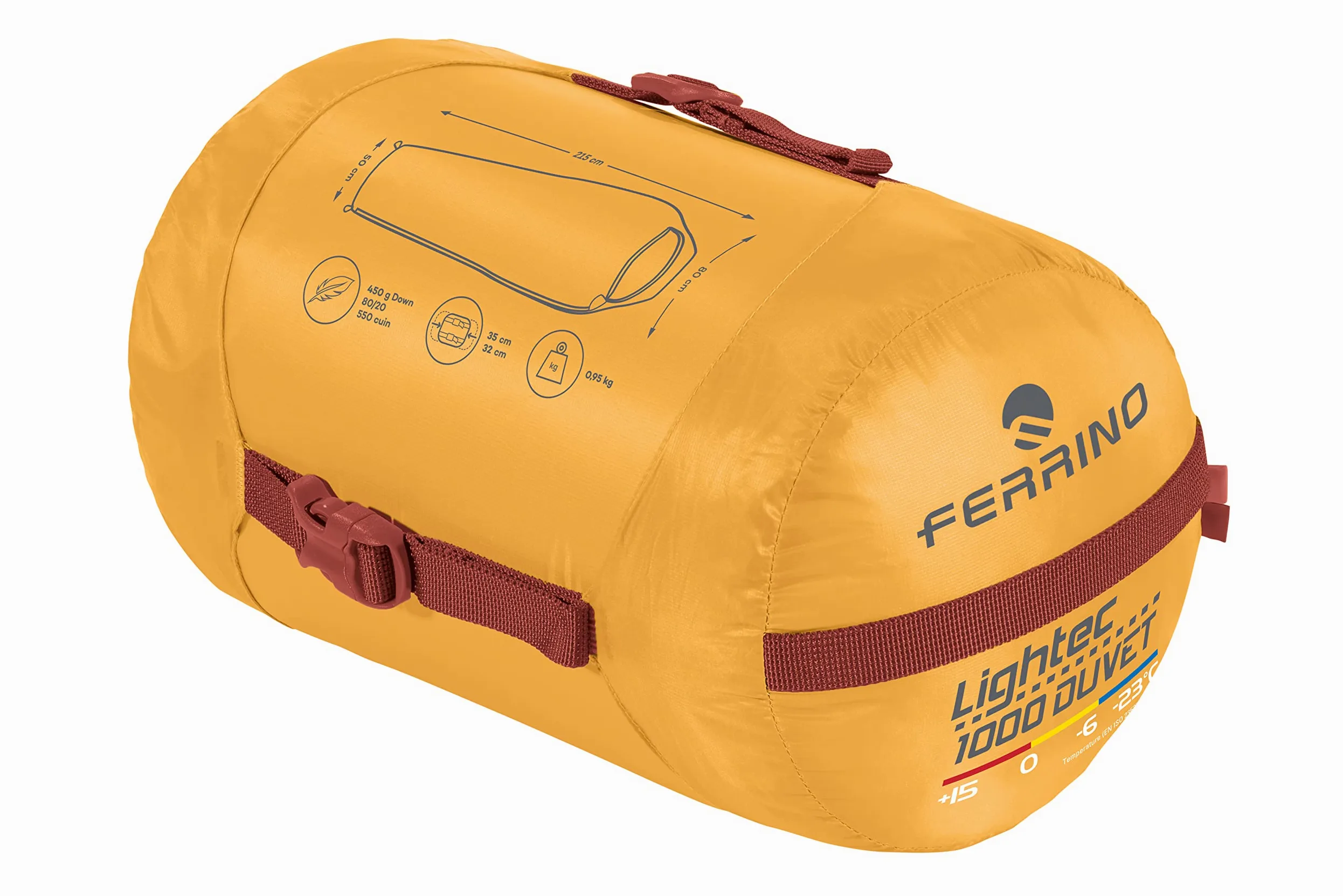 Ferrino Saco de Dormir de Acampada y Senderismo Marca Unisex Adulto
