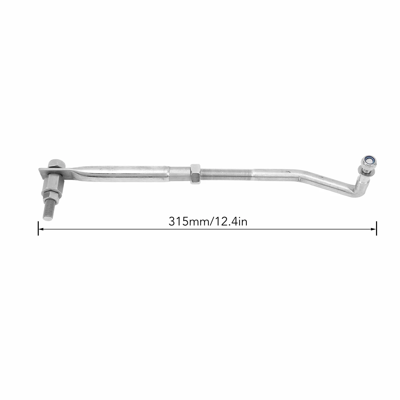 Enlace de Dirección de Motor Fueraborda, Brazo de Varilla de de Dirección de Barco, Universal de Acero Inoxidable Ajustable de 265-315 Mm para Motor Fueraborda de 15 a 200