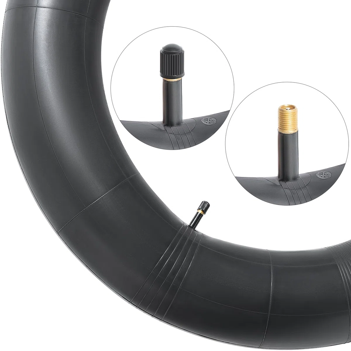 YunSCM 2PCS 100-406 cámaras de Aire 20X4.0 AV32mm Schrader-Valve Compatible 20 Pulgadas Bicicleta cámaras de Aire Vélo de Route, VTT, vélo électrique 20x3.5/4.0 20x3.50 20x3.60 20x3.80 20x4.0