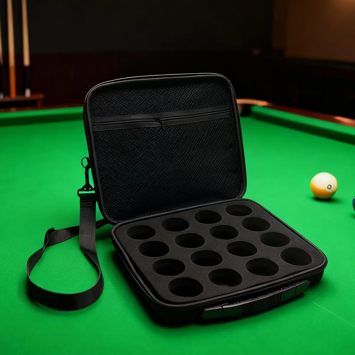 Soporte para Bolas De - Cajas Organizadoras Portátiles para Bolas de,Caja de Transporte para con Asa y Correa de Hombro | para Entretenimiento en Hogar Noche de Juegos Competición