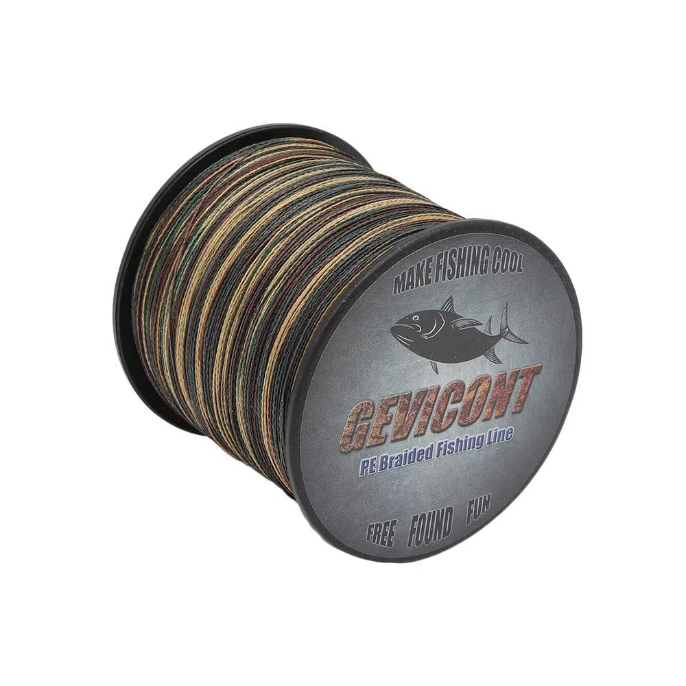 300m-328yds 500m-547yds 1000m-1094yds 100lb-100lb Pe Dyneema línea de pesca trenzada 4 hebras