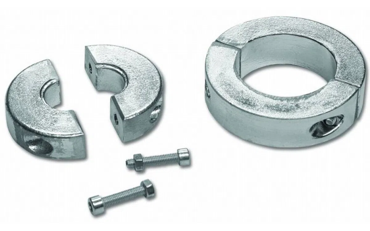 Osculati: Zinc ánodo onda corta zweiteilig Ø25 mm