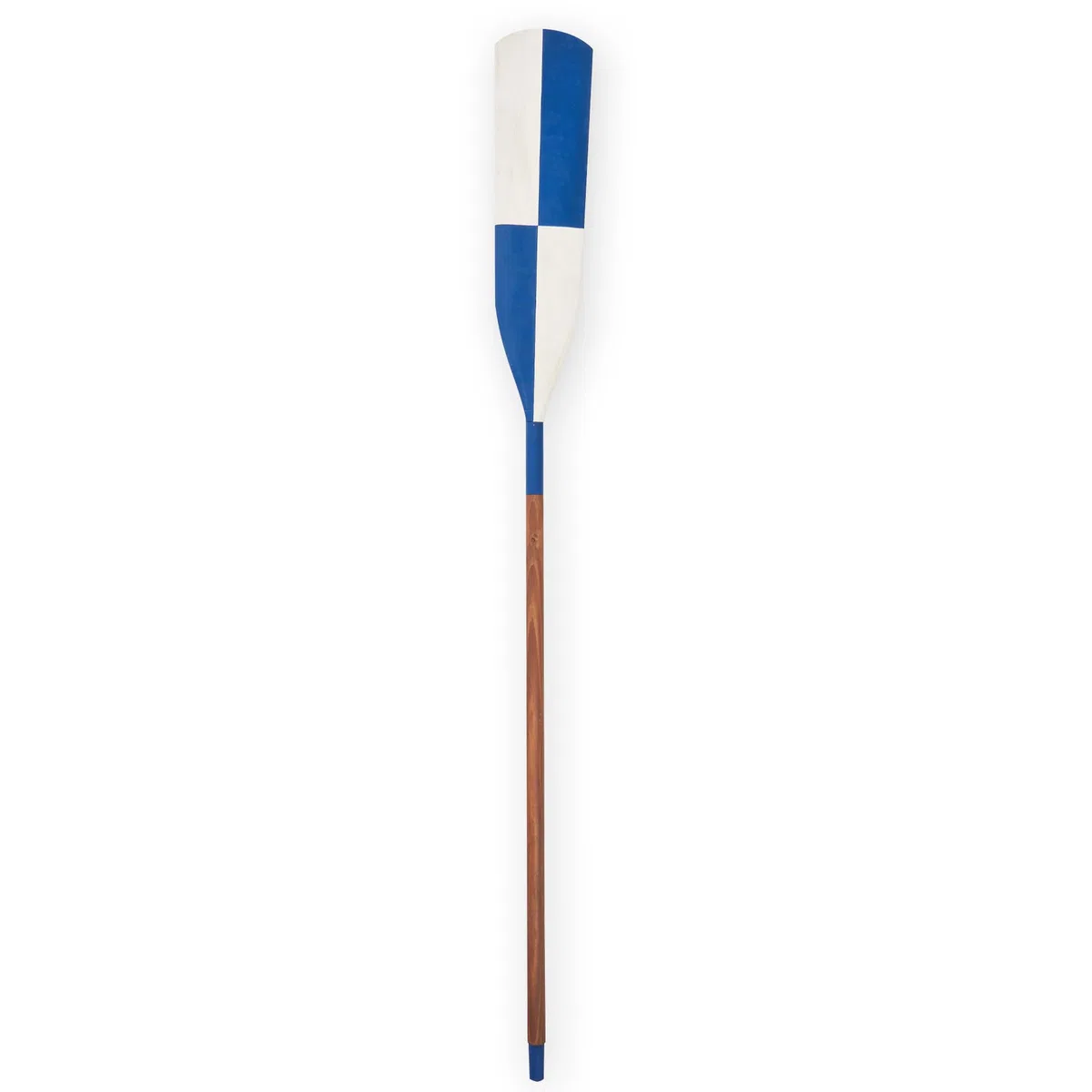 Remo decoración Nautica Pared, Medida 145cm, Artesanal en Madera (Azul y Blanco)