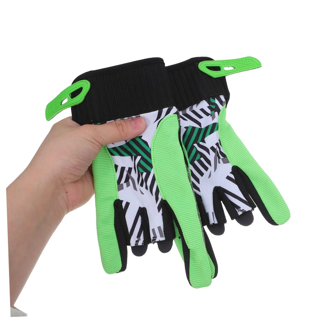 Guantes De Bolos Profesionales Antideslizantes Transpirables Guantes Deportivos con Ajuste Autoadhesivo En Muñeca para Juego Preciso Talla L 8.26X3.74X0.11In