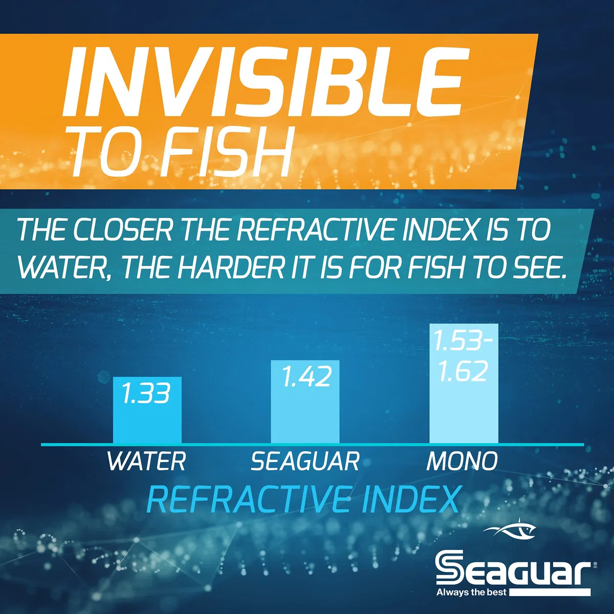 Seaguar Línea de Pesca de fluorocarbono Invizx 200 Yardas