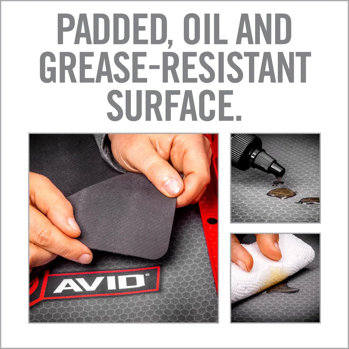 Real Avid Glock Smart Mat - Tapete 48x41cm con Instrucciones para Glock - Bandeja Magnetica Incluida