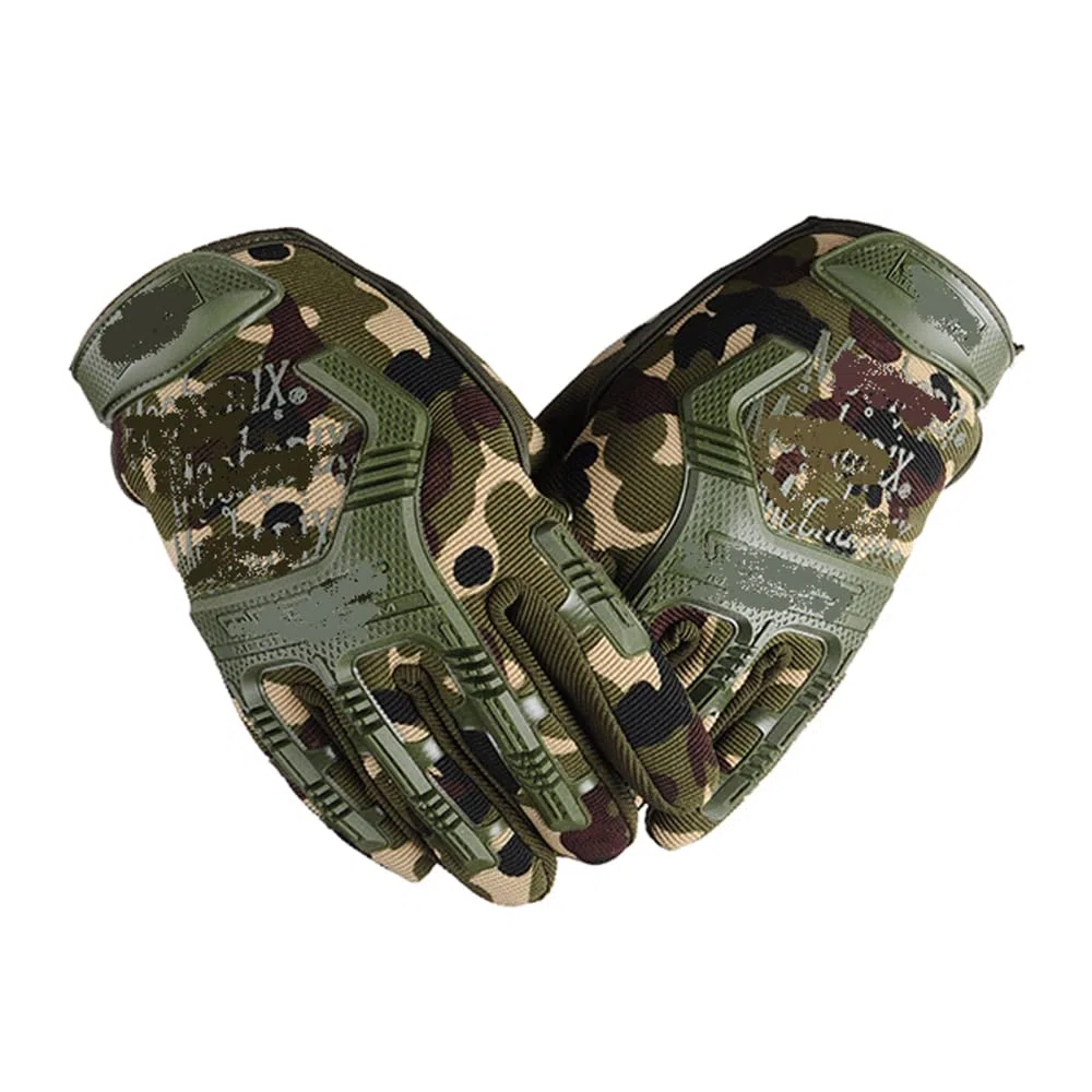 Guantes Militares para Hombres al Aire Libre Guantes Protectores tácticos de Dedo Completo para Hombres Road Racing Riding