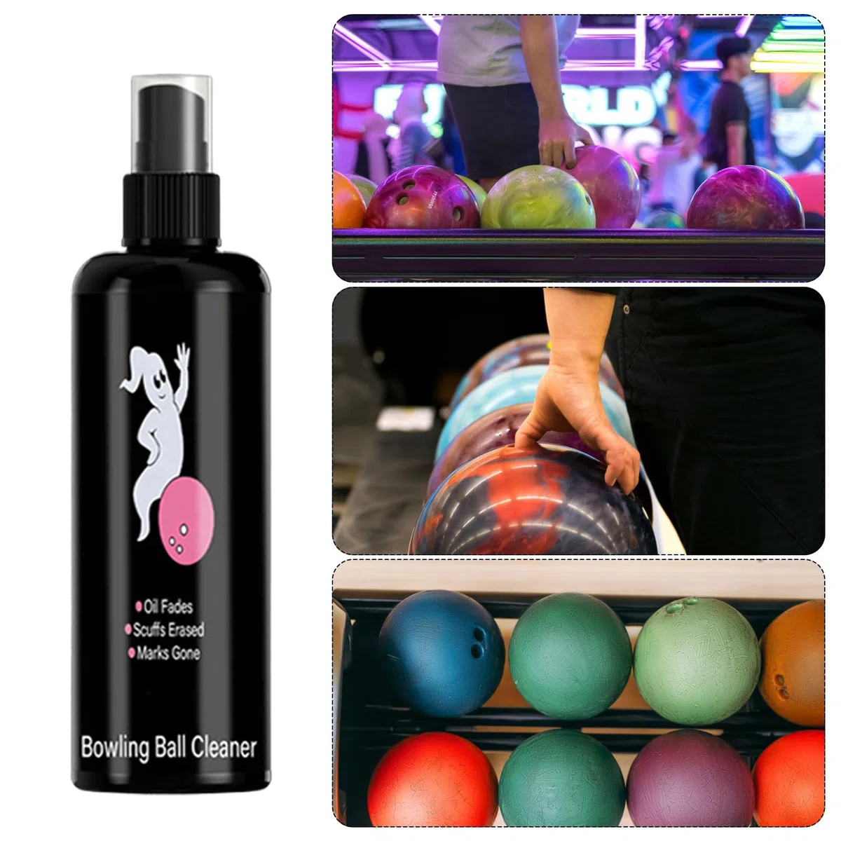 Limpiador De Bolas De Bolos - Líquido Quitamanchas Portátil De 120 Ml | Accesorio Profesional De Mantenimiento De Bolas De Bolos Para Hombres Y Mujeres | Eliminador Eficaz De Y Desgaste Para To