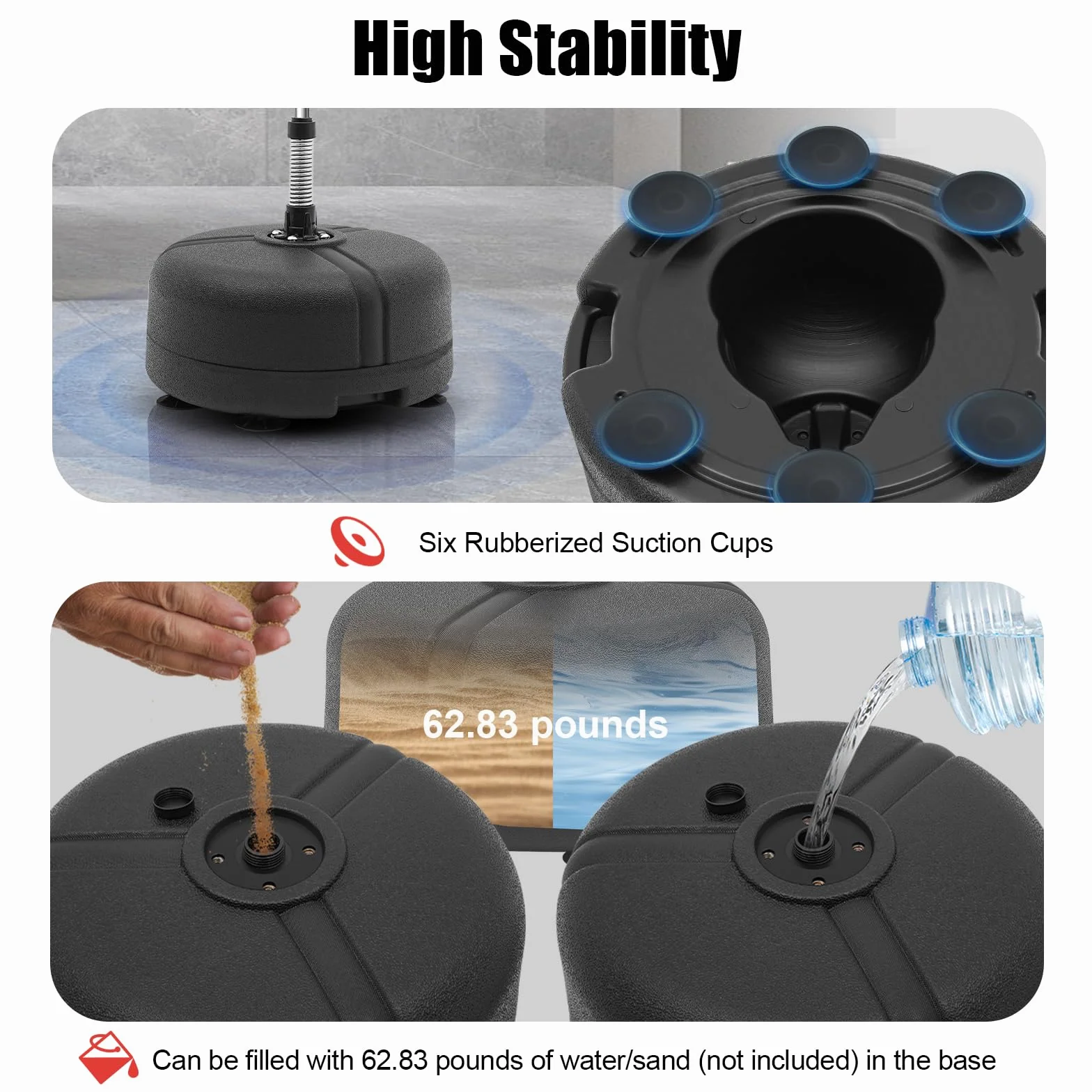 120 cm-160 cm Negro Boxball Standboxsack Punchingball para adultos con base de entrenamiento de boxeo, saco de boxeo de pie, pera ajustable