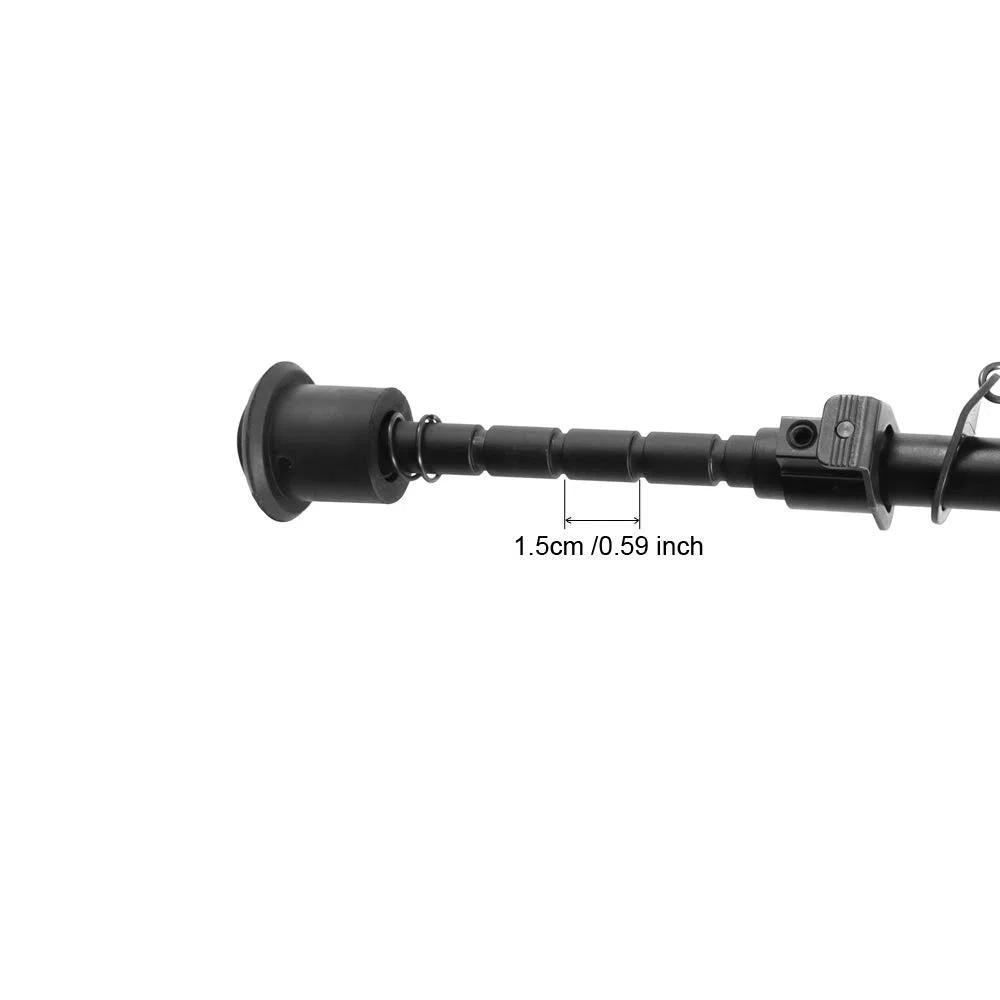 JASHKE Bípodes Plegables Ajustables 6 "-9" Adaptador de bípode táctico Incluido