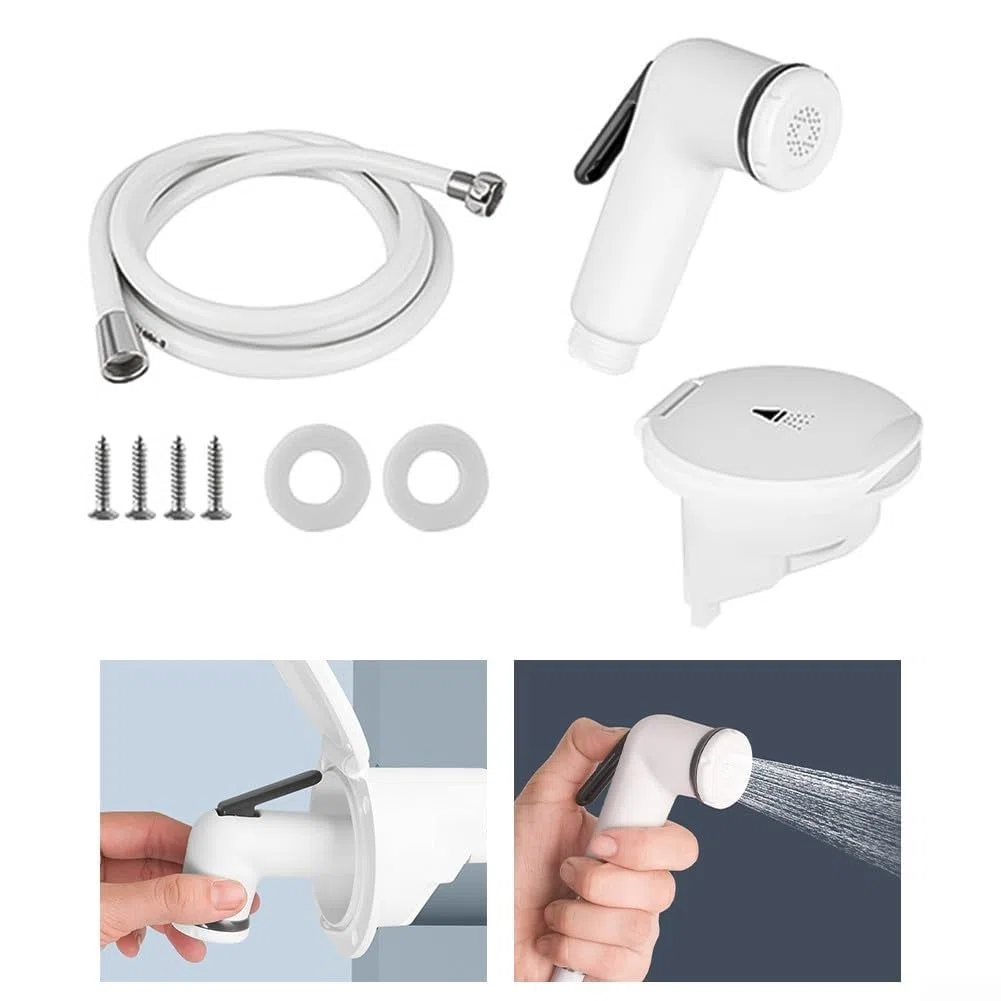 Kit de ducha fuera de borda para barco con soporte de popa retráctil y manguera de 2,5 m para aplicaciones de embarcaciones marinas