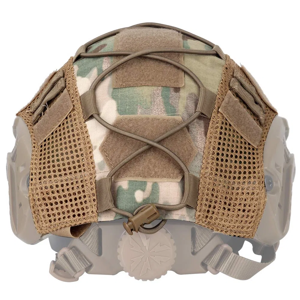 ATAIRSOFT Táctico Airsoft Paintball Casco Militar de Caza Cubierta de Tela de Nylon para Cascos rápidos BJ/PJ/MH