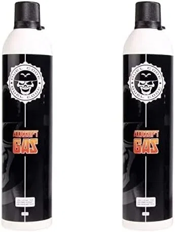 2 Botellas de Green Gas Airsoft 12 Kilos presión 600 ml Duel Code - 2 Unidades