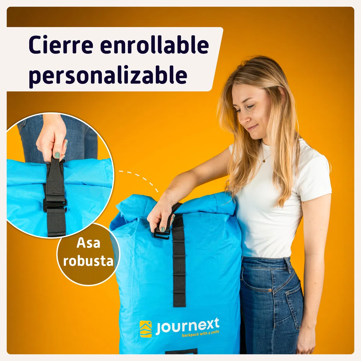 Journext 2en1 Funda de Mochila y Protector de Lluvia para Mochilas de Viaje | Funda para Mochila Viajar en avión y Tren | Flight Cover | Protección de Mochila