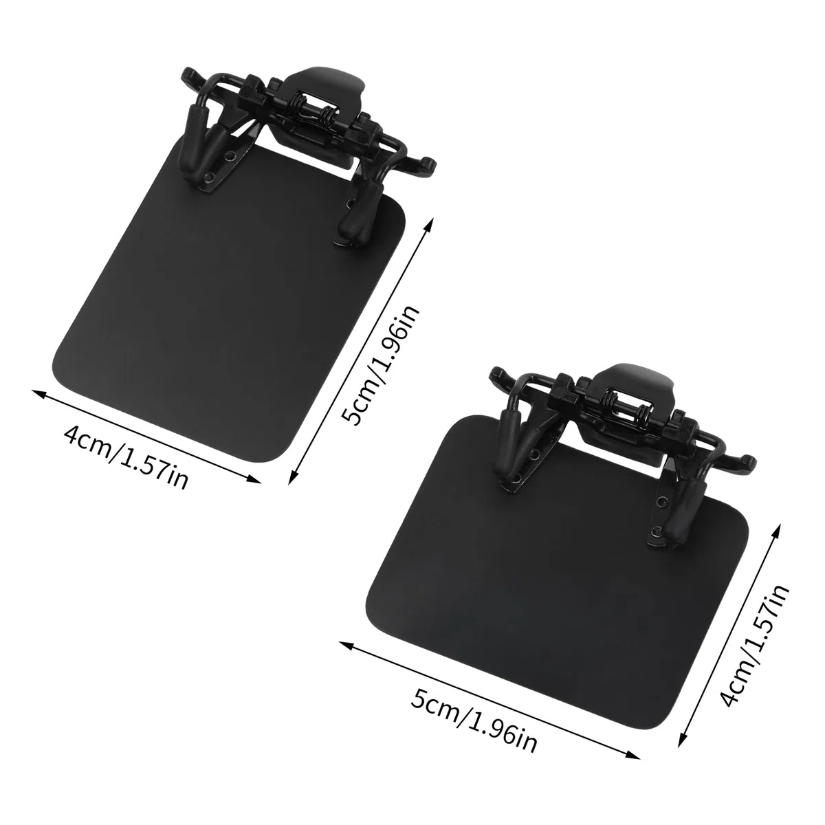 2 Pcs Parche para Gafas de Tiro 4x5cm, Precisión y Oclusor, Clip en Máscara de Ojos, Asistencia de Objetivo para Disparo y Tiro con Arco