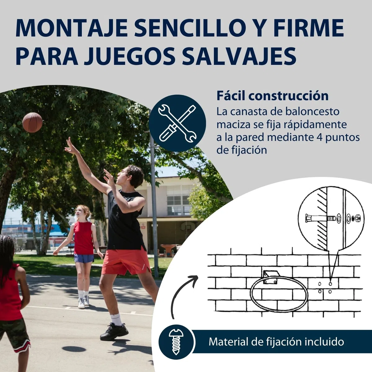 Hudora Outdoor Basketball Korb mit Netz