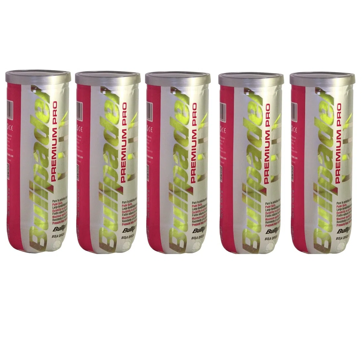 Fyshop. Pelotas de Padel Premium Pro. 5 Botes
