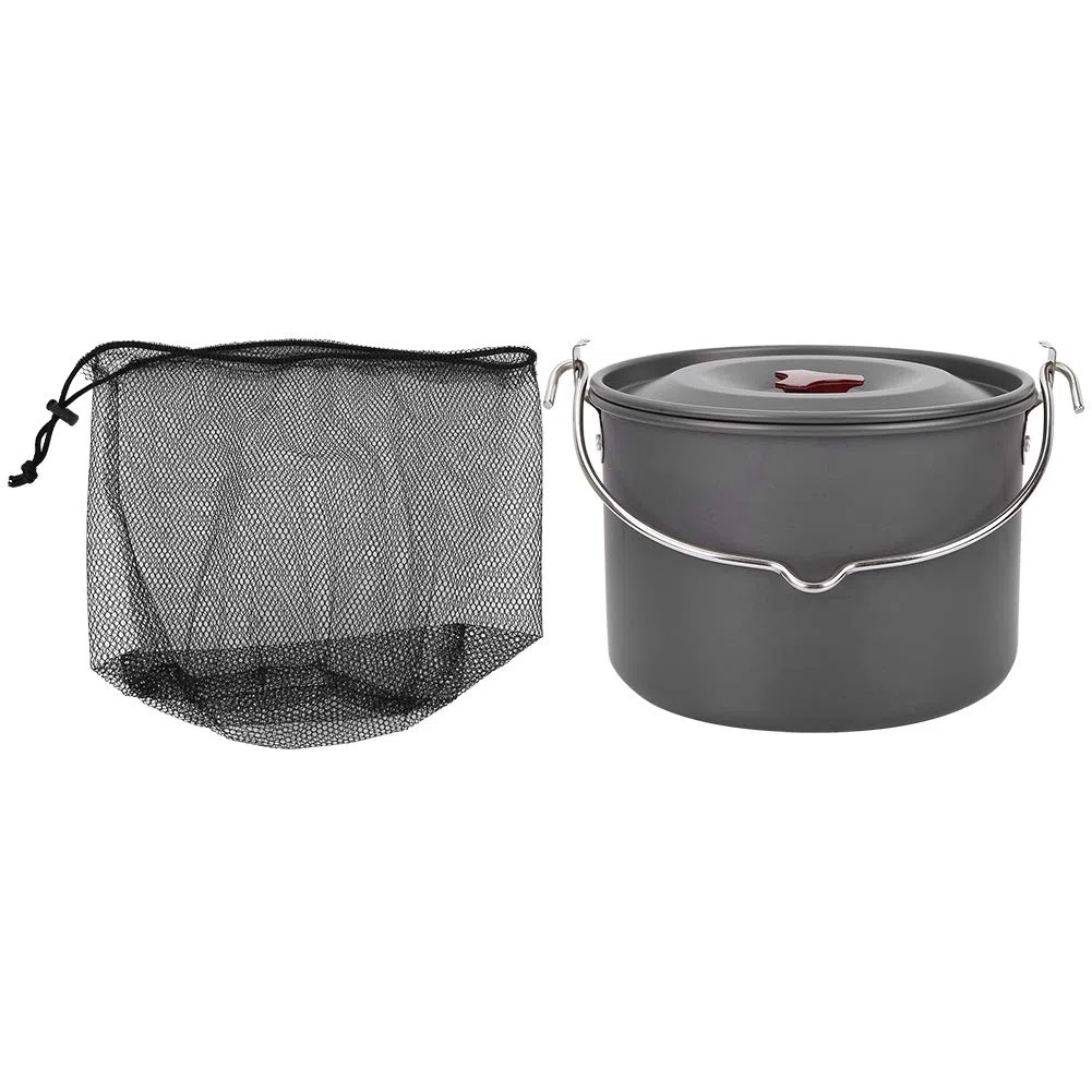 Fyearfly Olla antiadherente para cocinar al aire libre, ligera y duradera, fácil de limpiar