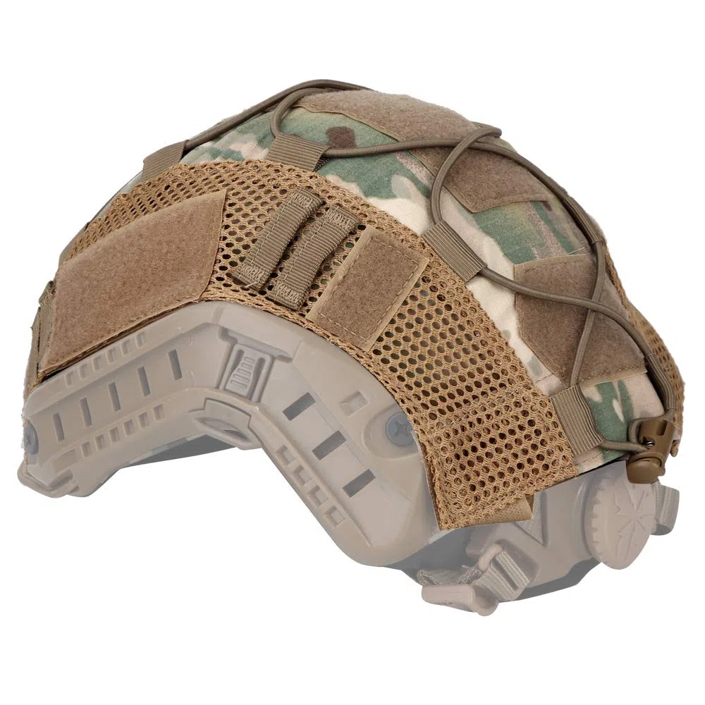 ATAIRSOFT Táctico Airsoft Paintball Casco Militar de Caza Cubierta de Tela de Nylon para Cascos rápidos BJ/PJ/MH