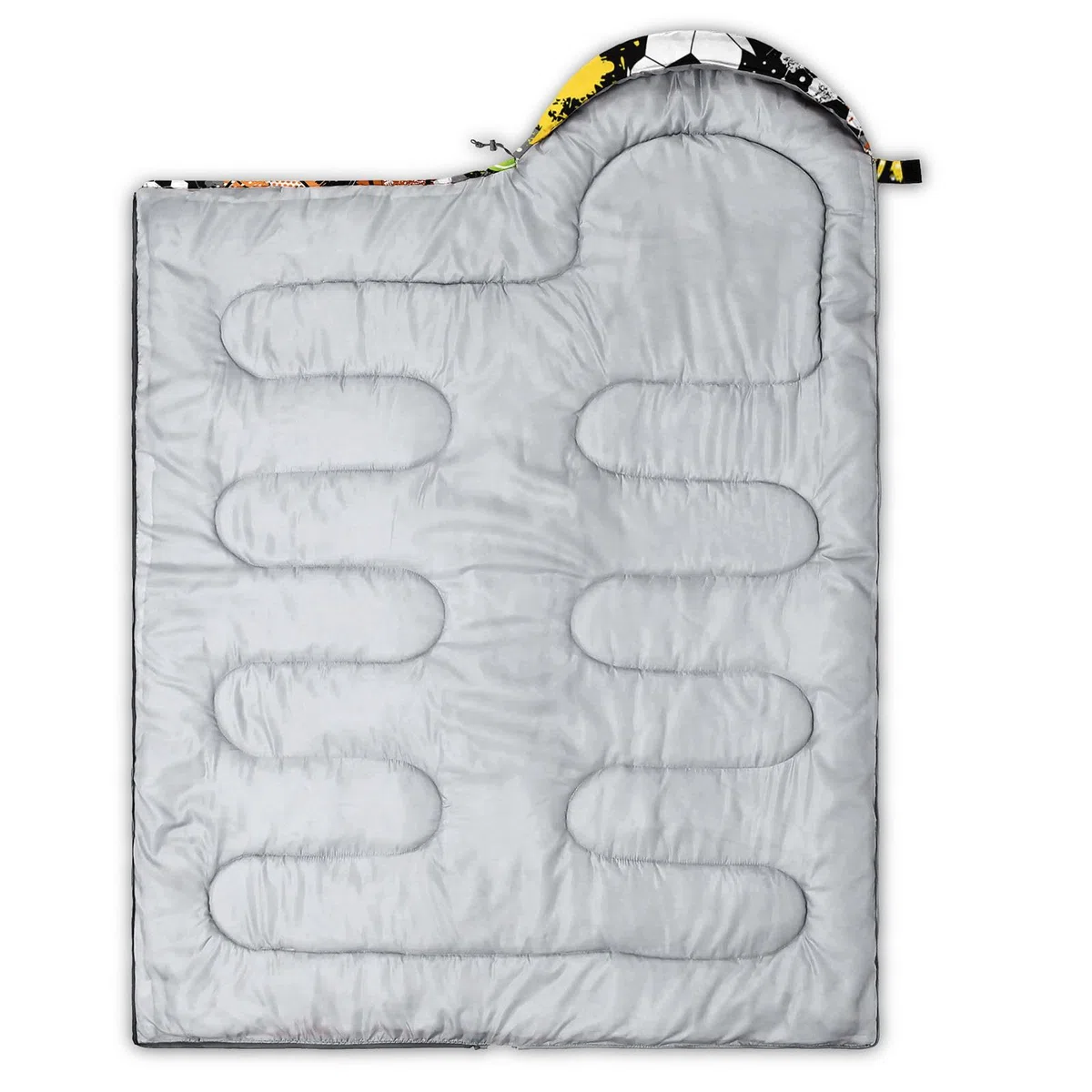 HOSIMA Saco de dormir con balón de fútbol para clima frío para adultos, niñas y niños, impermeable, para hombre, cálido, camping, senderismo, al aire libre, viajes, caza, saco de compresión