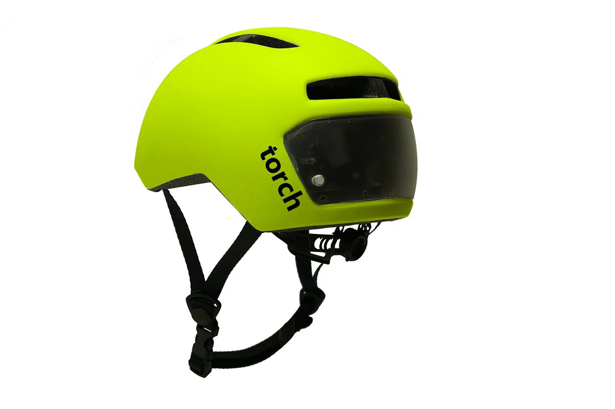Torch T2 - Casco De Bicicleta Con Luces Integradas