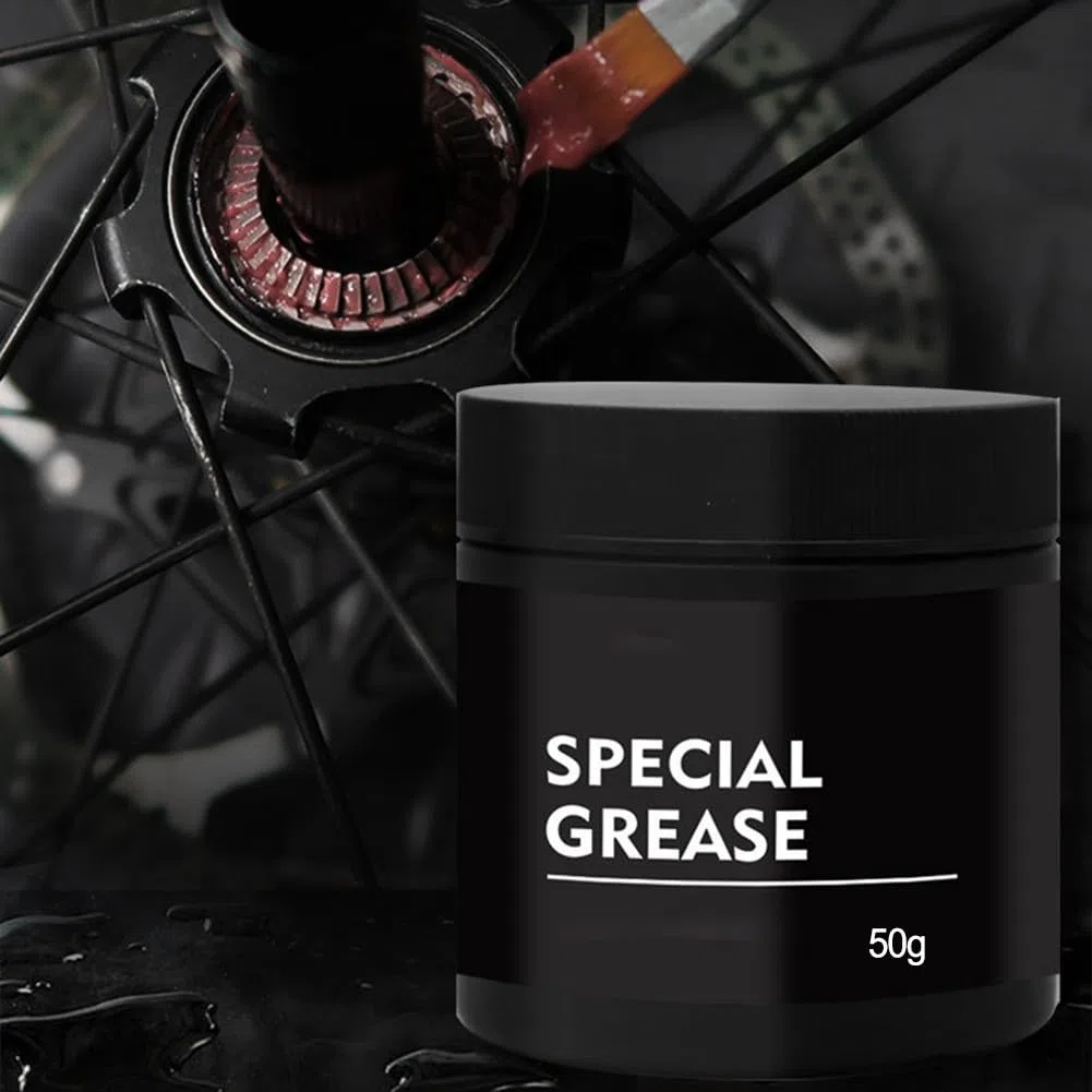 Grasa lubricante roja para carraca de bicicleta de 50 g para sistema DT Swiss Hub Pawl System, grasa de baja viscosidad y alta lubricación para kit de reparación de bicicletas de compromiso