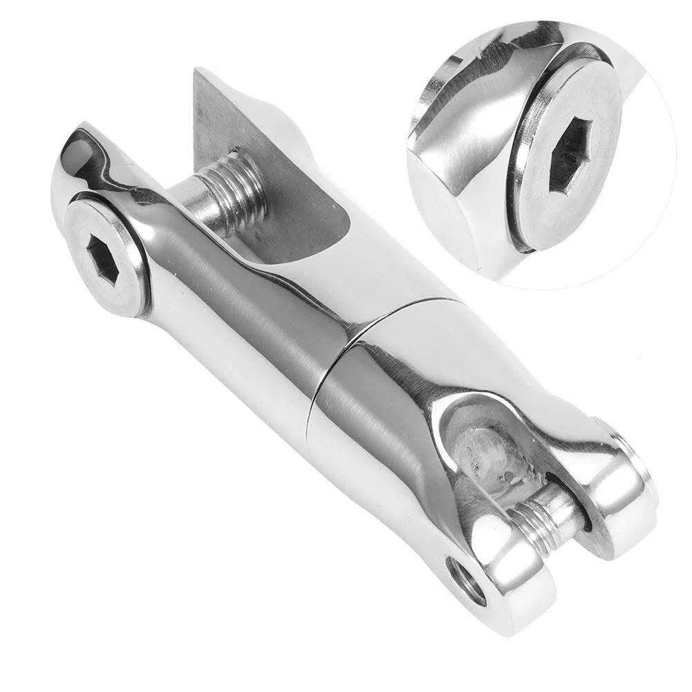 Hlyjoon Eslabón Giratorio de Ancla, Conector Giratorio de Ancla de Acero Inoxidable, Accesorio para Barco, para Cadena de 6 a 8 mm