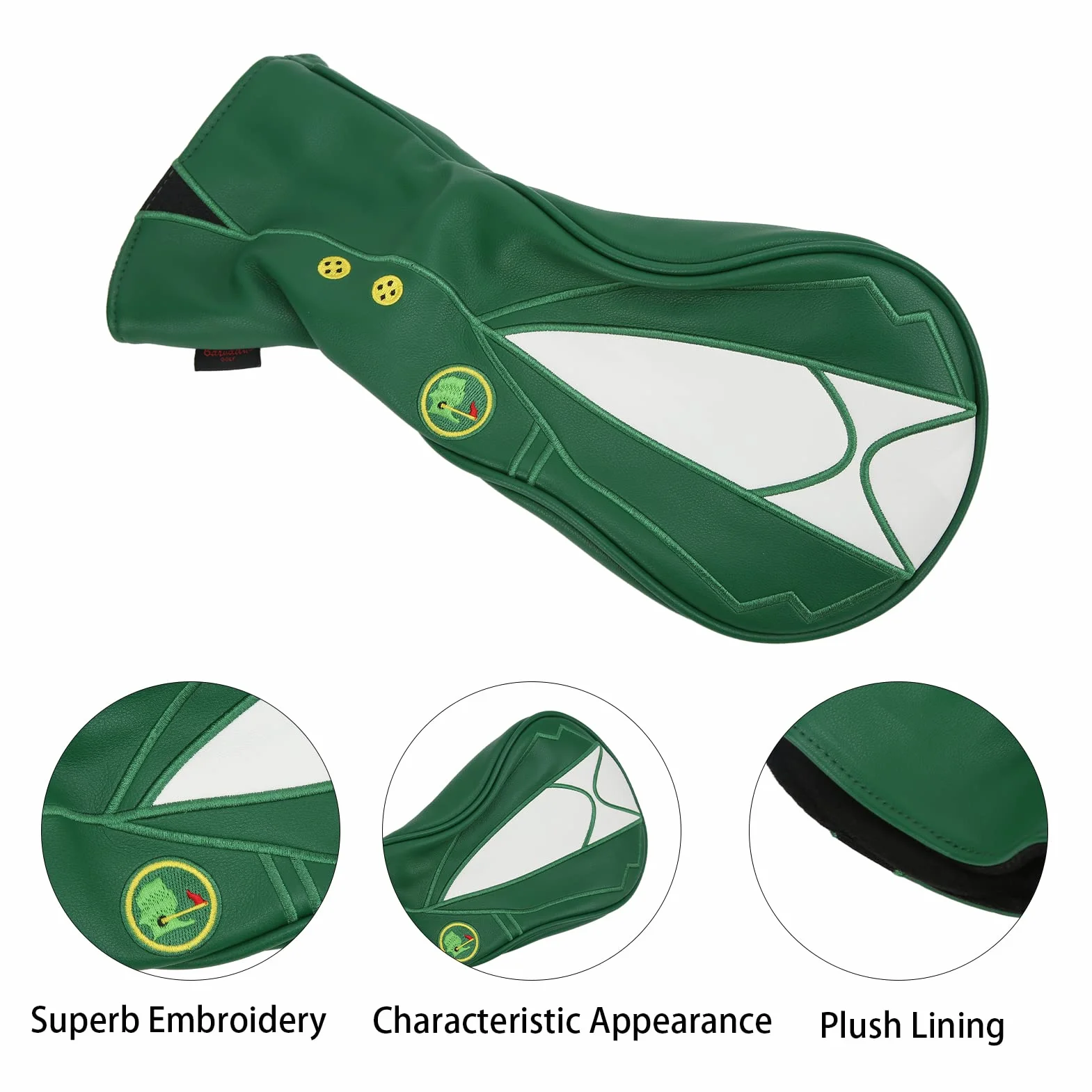 RiToEasysports Fundas para Cabezas de Golf, Impermeables, de Cuero PU, Forro Suave y Grueso, Funda Híbrida para Hombres y Mujeres, Amantes del Golf