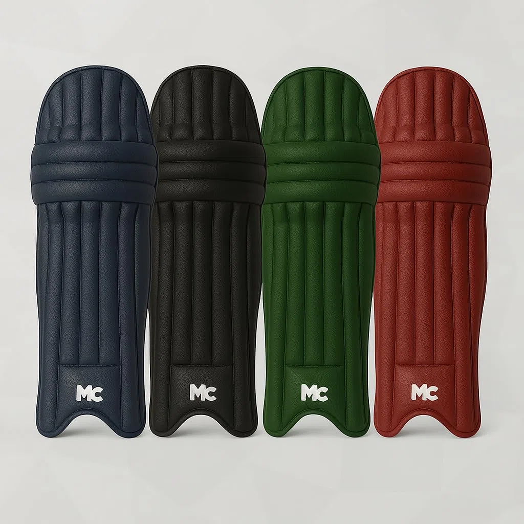 Mars Cricket Pad Covers for Legguards - One Size, Adults, Juniors,, Navy, Black, Green, Maroon