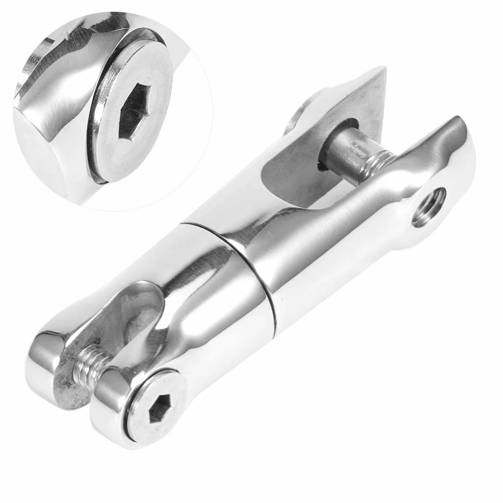Conector de Ancla, Conector Giratorio de Ancla, Artículos de Mano para Barcos de Acero Inoxidable, Accesorio para Barcos para Cadena de 6 a 8 Mm