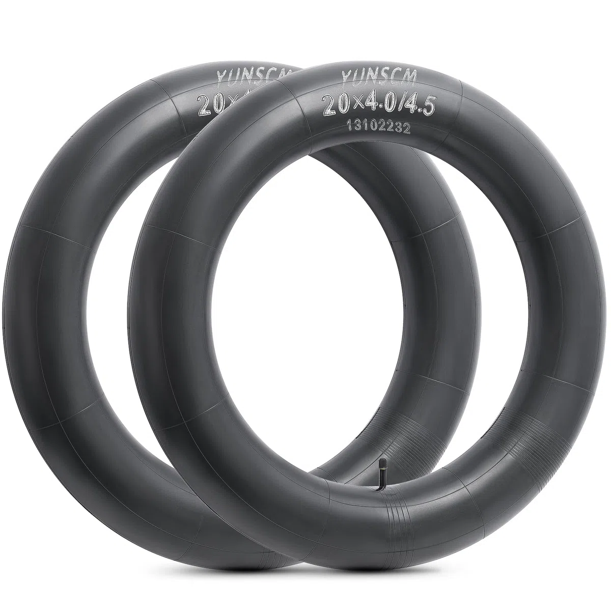 YunSCM 2PCS 100-406 cámaras de Aire 20X4.0 AV32mm Schrader-Valve Compatible 20 Pulgadas Bicicleta cámaras de Aire Vélo de Route, VTT, vélo électrique 20x3.5/4.0 20x3.50 20x3.60 20x3.80 20x4.0
