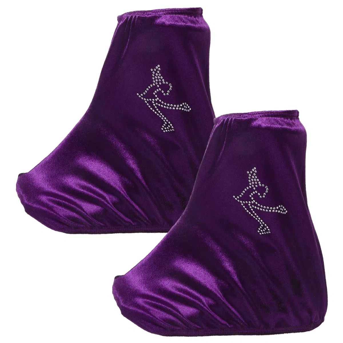 Abaodam Fundas Elásticas Resistentes para Botas de Patines Cubre Botas de Hielo y Artístico Protección Duradera para Patinaje un Color Púrpura Talla