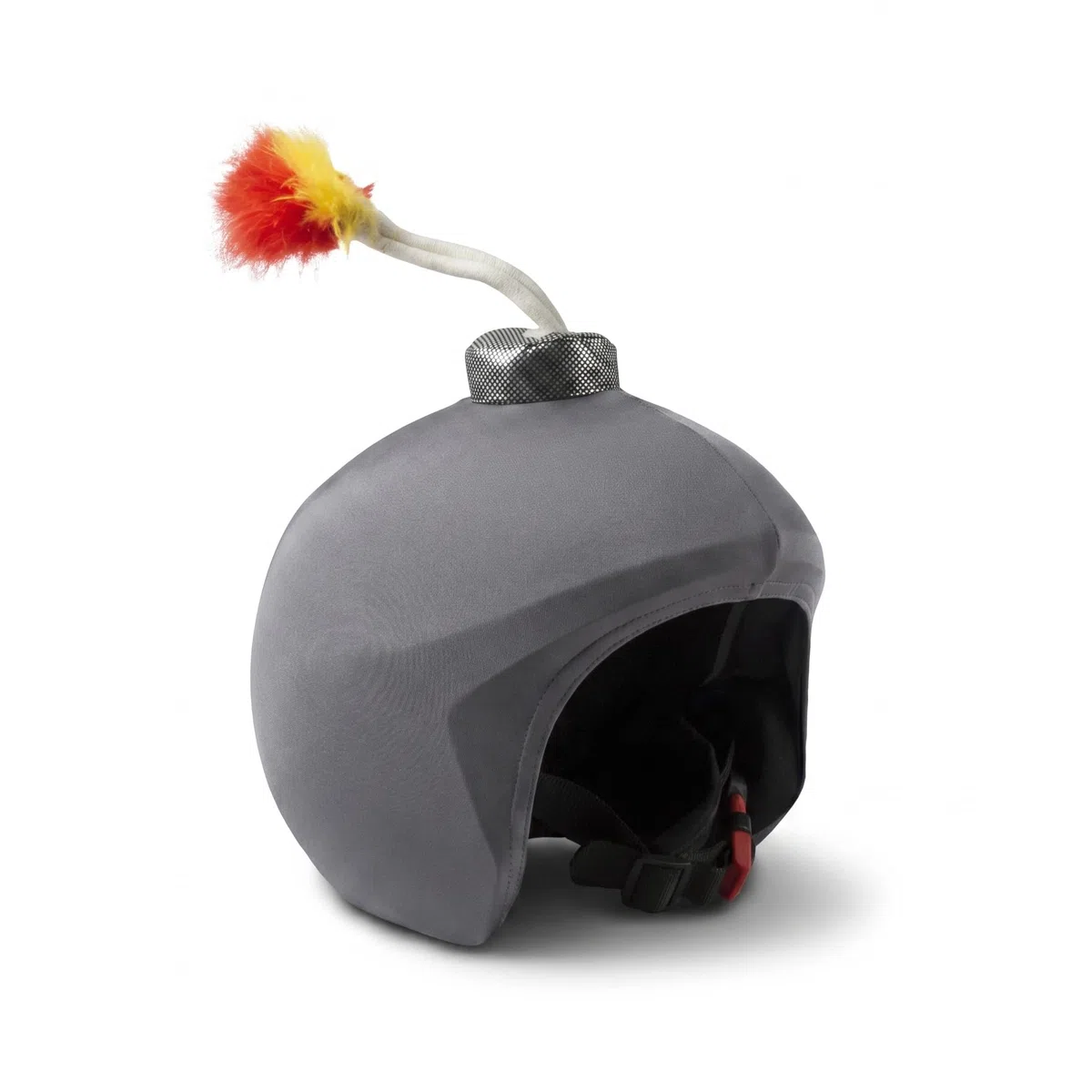 COOLCASC Funda para Casco Showtime - Compatible con Casco de Bici, Esquí y Skate - Niños y Adultos - Talla Única - Diseño Divertido