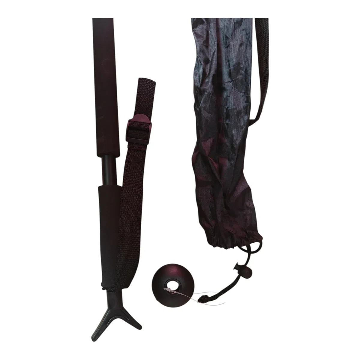 BASTÓN DE Caza Extensible 85 A 180 CM con Horquilla para APOYAR EL Arma EN Aluminio Muy Ligero, monopie para monteria.