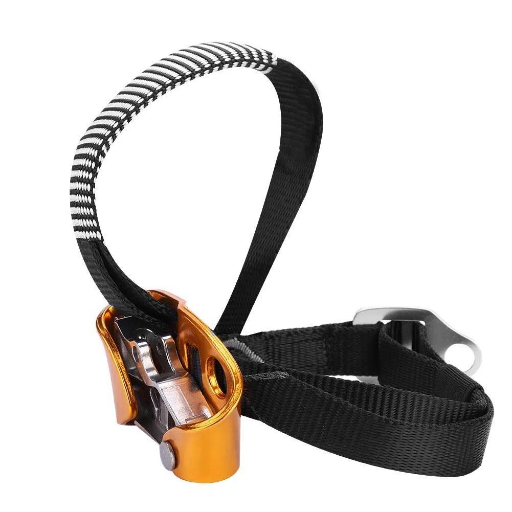 Ascender de Pie, Derecha/Izquierda Ascendente de Pie Equipo de Montañismo de Escalada en Roca Ascenso de Pie reemplazo para Escalada en Roca Protector de Accesorios(Pierna Derecha)