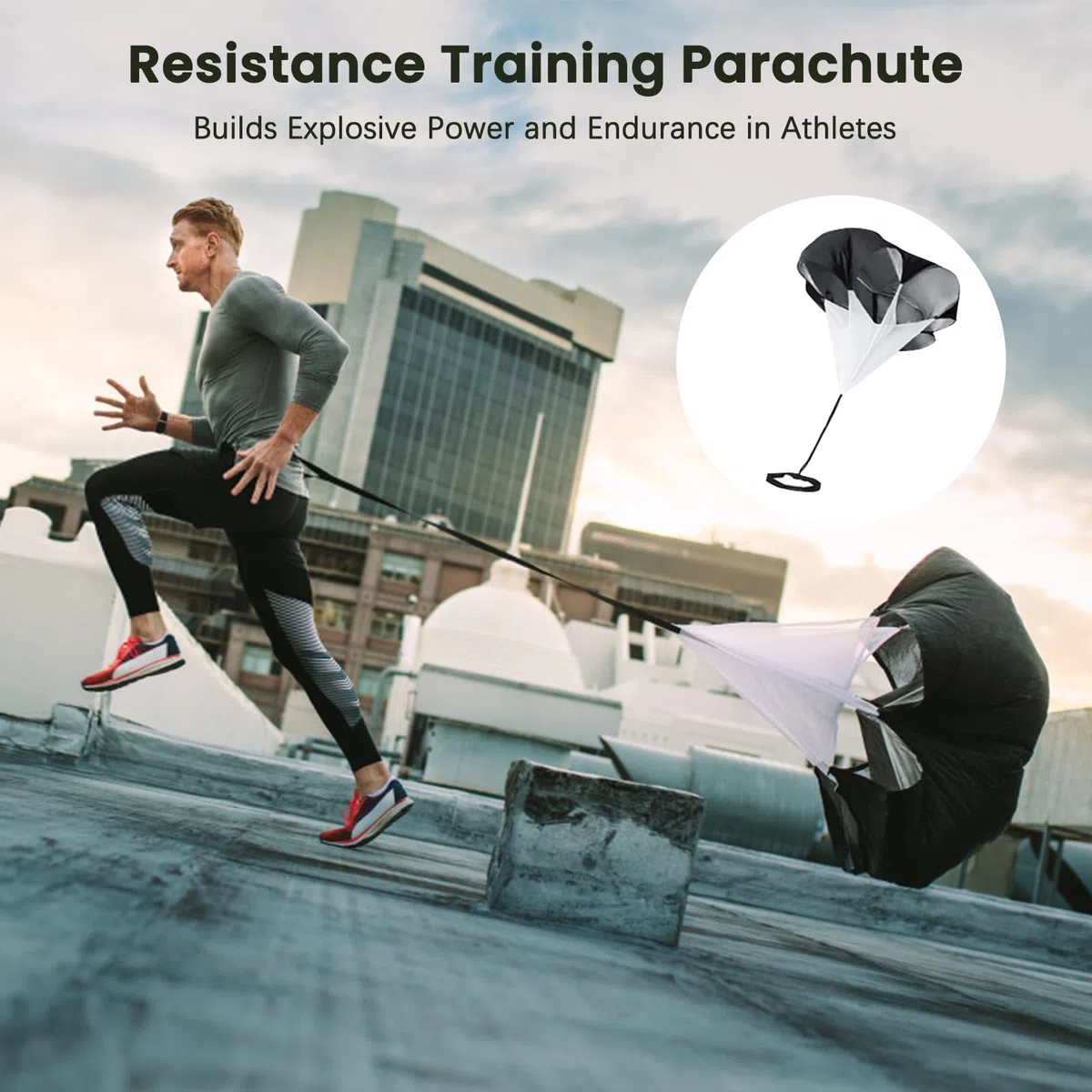 Speed Agility Training Kit para Agilidad, Speed Agility Training Kit para Agilidad con Escalera de Agilidad, 12 Conos de Disco, Paraguas de Resistencia y Bolsa Portaobjetos