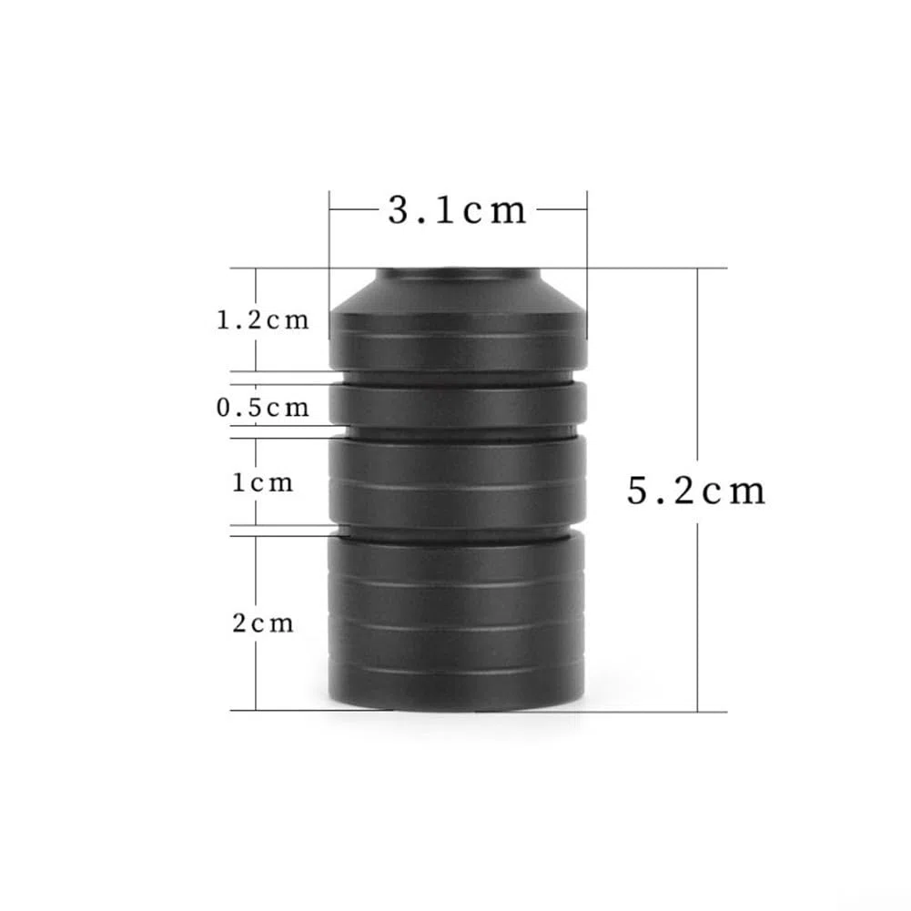 Kit estabilizador de arco 280g Pesas de acero inoxidable para equilibrar y estabilizar arcos compuestos (plata)