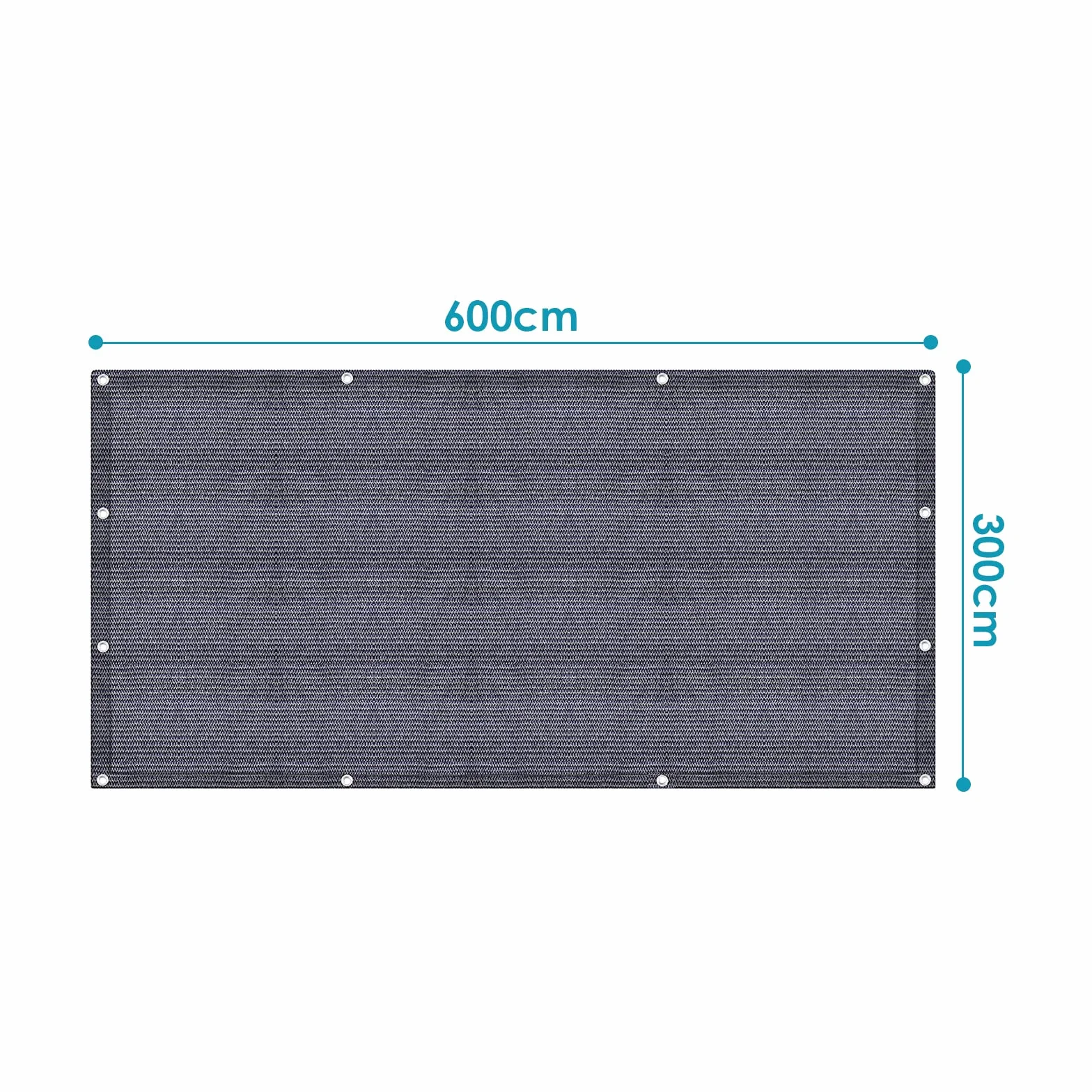 Alfombra para toldo para Tienda de campaña, Transpirable, Antideslizante, Lavable, con 12 Agujeros, 13 estacas y Bolsa de Transporte, Diferentes tamaños (Gris y Azul)