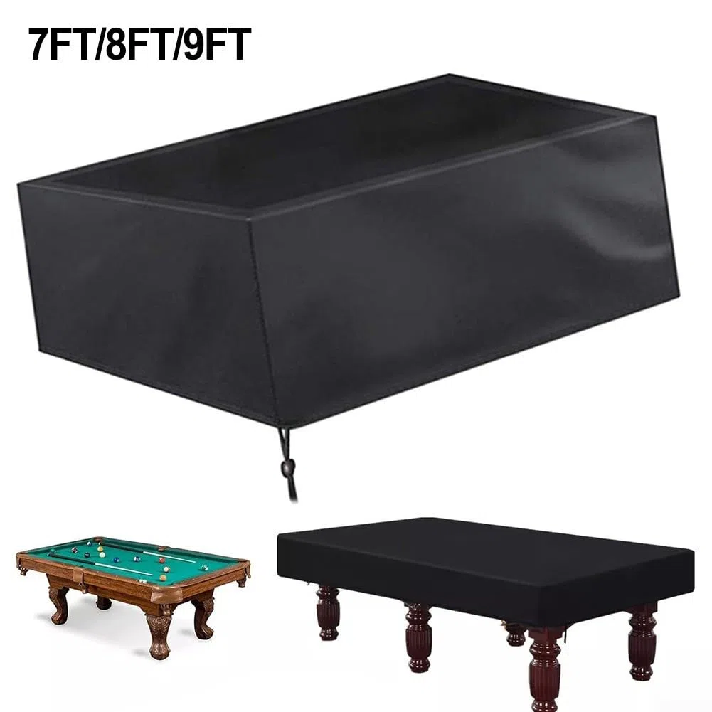 Oniissy Cubierta impermeable para mesa de billar 210D de 7/8/9 pies: protección resistente a los rayos UV y a la intemperie, cubierta plegable impermeable para mesa de billar para un almacenamiento