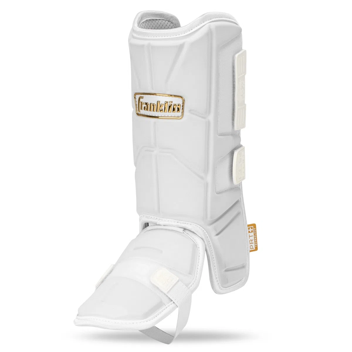 Franklin Sports Protector de Pierna de béisbol + sóftbol - Serie PRT para Adultos y jóvenes + Protector de pie para bateo - Talla única