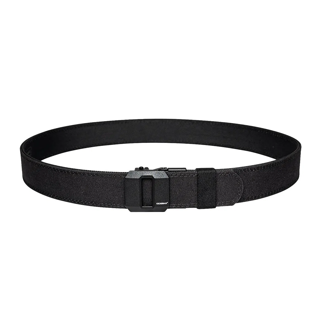 IDOGEAR Cinturón de Pistola Táctica Cinturones Rígidos de Alta Resistencia EDC de 1,5" Cinturón de Trinquete de Arnés de Utilidad de Nailon de 38 mm Reforzado para Transporte Oculto
