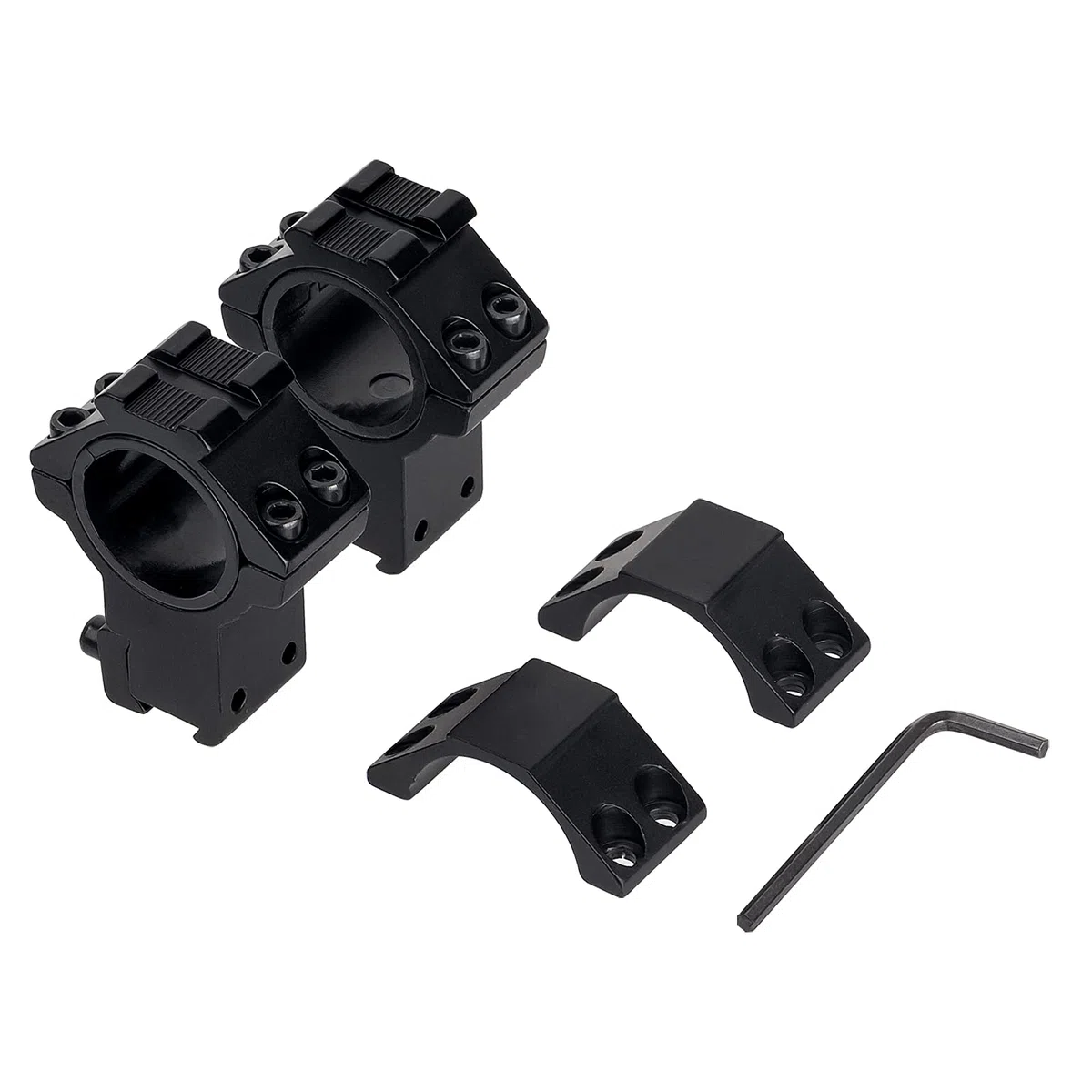 De Alto Perfil 1" Anillo de Dovetail - 30mm/25.4mm Anillo del Montaje del Rifle Adapter Weaver/Picatinny Rail (11mm)