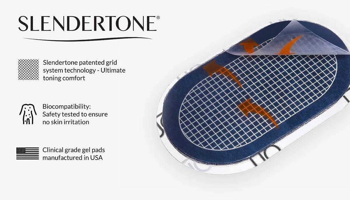Slendertone 0718-0400 - Electrodos de Repuesto para los Brazos para Hombre